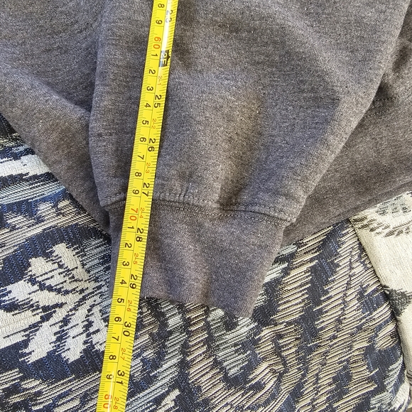 Gildan Heavy Blend Dog Dad Embroidered Gray Fleece Sweatshirt XL - Picture 9 of 15